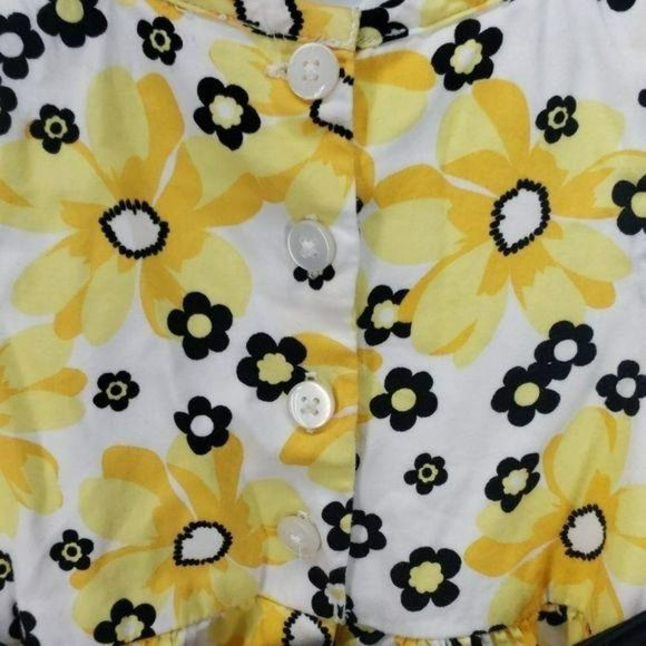 Koala Kids Girls Yellow and Black Floral print Dress Size 24 months - Picture 6 of 6